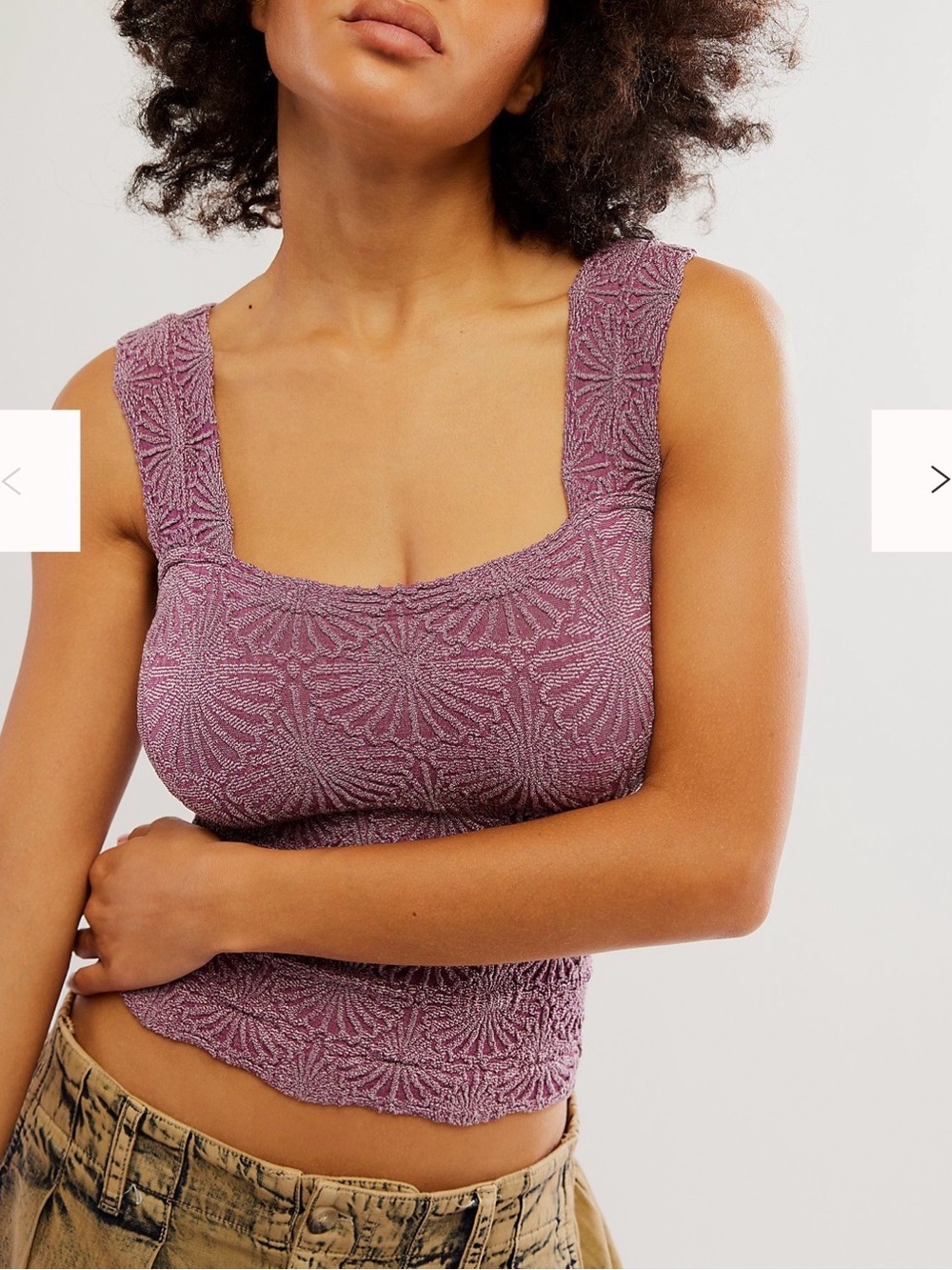 Free People Intimately Love Letter Cami -Alcanet